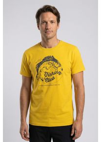 T-Shirt Icepeak "MILLINGTON", Damen, Gr. L, gelb, Obermaterial: 100% Baumwolle, Shirts T-Shirt, f&uuml;r sportlichen Look im Alltag, sportlicher Stil, f&uuml;r Erwachsene