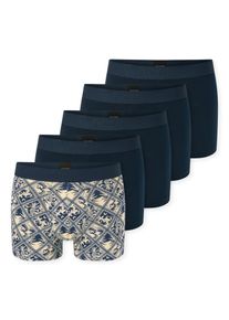 Boxershorts Schiesser "95/5 Multipacks", Herren, Gr. 6, 927, sonstiges, Single Jersey, Obermaterial: 95% Baumwolle, 5% Elasthan, k&ouml;rpernah, Unterhosen Boxershorts, ohne Eingriff, angenehm weich