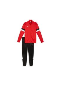 Trainingsanzug Puma "TEAMRISE TRACKSUIT", Damen, Gr. XL, Puma rot, Puma schwarz, Trikot, Obermaterial: 100% Polyester, unifarben, regular fit, Sportanz&uuml;ge Trainingsanzug, zweiteiliges Set, atmungsaktiv, mit DryCELL-Technologie