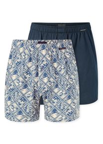 Weiter Boxer Schiesser "Boxershorts Multipacks", Herren, Gr. 7, 927, sonstiges, Single Jersey, Obermaterial: 100% Baumwolle, weit, Unterhosen Weiter Boxer, ideal als Geschenk, mit Eingriff