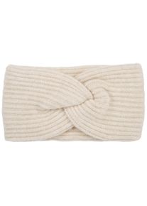 Stirnband styleBREAKER "Strick Stirnband Rippenmuster Twist Knoten", Damen, beige, Obermaterial: 80% Polyacryl PAN. 20% Wolle WO., Modisch, M&uuml;tzen Stirnband