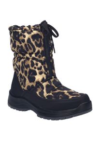 Stiefel Josef Seibel "Colorado 58, schwarz-leo", Damen, Gr. 44, schwarz (schwarz, leo), Obermaterial: 100% Textilmaterial TEXMAT., Schuhe Stiefel