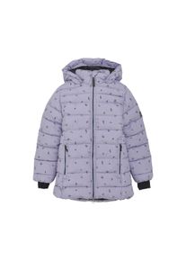 Steppmantel Color Kids "Steppjacke COJacket - Quilt - Long - AOP", M&auml;dchen, Gr. 98, lila (languid lavender), Obermaterial: 100% Polyester PES., Jacken Steppmantel