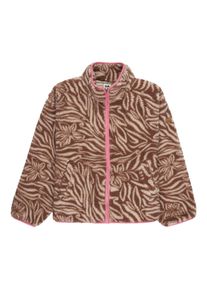 Fleecepullover Roxy "Like Electricity", Kinder, Gr. 6(115-120cm), parchment animal floral big, Obermaterial: 100% Microfaser;, Sweatshirts Fleecepullover