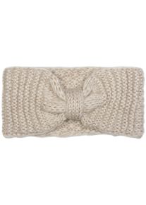 Stirnband styleBREAKER "Strick Stirnband mit Reiskorn Strickmuster", Damen, beige, Obermaterial: 100% Polyester PES., Modisch, M&uuml;tzen Stirnband