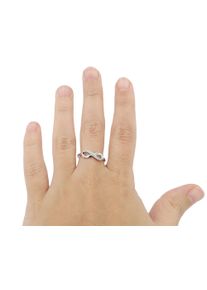Adelia&acute;s Fingerring ADELIA&acute;S "Damen Ring Unendlichkeitszeichen aus 925 Silber mit Zirkonia" Gr. 60, silber, Fingerringe, Damen, 60, Silber 925 (Sterlingsilber), Fingerring