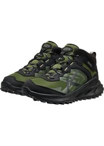 Outdoorschuh Keen "ZIONIC MID WP", Kinder, Gr. 39, gr&uuml;n (schwarz, bronze gr&uuml;n), Synthetik, Textil, Schuhe Outdoorschuh, wasserdicht