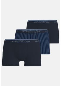 Hipster Tom Tailor, Damen, Gr. 8, blau, dunkel, streifen, Single Jersey, Obermaterial: 95% Baumwolle, 5% Elasthan, Unterhosen Hipster