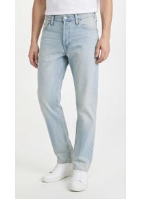 Jack & Jones Loose-fit-Jeans JACK & JONES "JJICHRIS JJORIGINAL SBD 921 SN", Herren, Gr. 32, L&auml;nge 30, blau denim1, Denim/Jeans, Obermaterial: 100% Baumwolle, leichte Abriebeffekte, loose fit lang, Jeans Loose-fit-Jeans, Baumwolle, loose fit