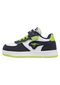 Sneaker Kangaroos "K-CPI IZEL EV", M&auml;dchen, Gr. 30, dk navy, lime, Synthetik, Schuhe Sneaker