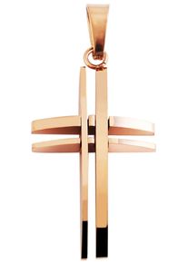 Adelia&acute;s Kreuzanh&auml;nger ADELIA&acute;S "Unisex Anh&auml;nger &iquest; Kreuz Kreuzanh&auml;nger aus Edelstahl", gold, Schmuckanh&auml;nger, Damen, Edelstahl, Kreuzanh&auml;nger