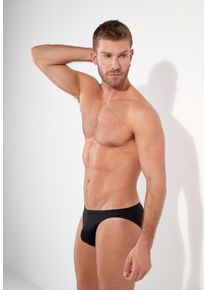 Slip HOM "Plumes", Herren, Gr. M, schwarz, Microfaser, Obermaterial: 76% Polyamid, 24% Elasthan, k&ouml;rpernah, Unterhosen Slip, bequem, weich, eng, elastisch, basic, d&uuml;nnes Material