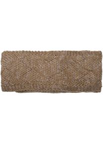 Stirnband styleBREAKER "Strick Stirnband mit Rauten Muster", Damen, braun, 100% Polyacryl PAN., Modisch, M&uuml;tzen Stirnband