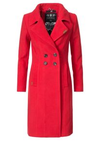 Wintermantel Navahoo "Wintermantel Wooly", Damen, Gr. XXL, rot, Obermaterial: 90% Polyacryl PAN. 8% Viskose CV. 2% Elasthan EL. Obermaterial: Futter: 100% Polyester PES., M&auml;ntel Wintermantel