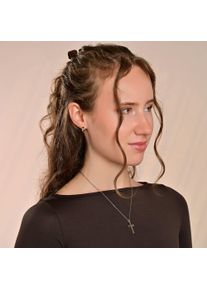 Adelia&acute;s Paar Creolen ADELIA&acute;S "Damen Ohrringe &iquest; Klappcreole aus Edelstahl", silber, Ohrringe, Damen, Edelstahl, Paar Creolen