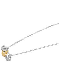 Adelia&acute;s Gliederkette ADELIA&acute;S "Unisex Halskette &iquest; Ankerkette aus Edelstahl 43 cm" Gr. 43, silber, Halsketten, Damen, Edelstahl, Gliederkette