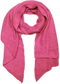 XXL-Schal styleBREAKER "Asymmetrischer unifarbener Web Schal", Damen, fuchsia, Obermaterial: 100% Viskose CV., Modisch, Modet&uuml;cher XXL-Schal
