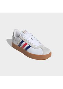 Sneaker adidas Sportswear "VL COURT 3.0", Herren, Gr. 48, cloud wei&szlig;, pure ruby, mystery ink, Leder, Synthetik, Textil, Schuhe Sneaker, World Cup Nations Pack