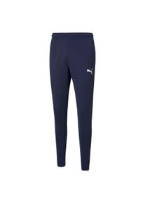 Trainingshose Puma "TEAMRISE POLY TRAINING PANTS", Herren, Gr. S, N-Gr, peacoat, Puma wei&szlig;, Piqu&eacute;, Obermaterial: 100% Polyester, unifarben, regular fit normal, Hosen Trainingshose, atmungsaktives Material, mit DryCELL-Technologie, Regular Fit