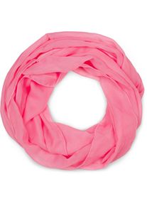 Loop styleBREAKER "Seidiger unifarbener Loop", Damen, rosa, Obermaterial: 100% Viskose CV., Modisch, Modet&uuml;cher Loop