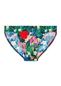 Badeslip HOM "Badeslip Swim Micro Briefs Peacock 1er Pack", Herren, Gr. XXL, N-Gr, bunt (blau, gr&uuml;n), Obermaterial: 80% Polyamid PA. 20% Elasthan EL. Futter: 73% Polyamid PA. 27% Elasthan EL., Badehosen Badeslip