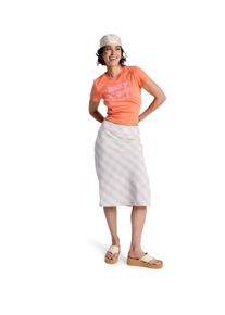 Midirock Roxy "Summer Delight", Damen, Gr. XS, coconut milk plaid swell, Obermaterial: 70% Walkfrottier, 30% Viskose;, R&ouml;cke Midirock