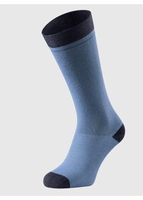 w&auml;schepur Kompressionsstr&uuml;mpfe W&Auml;SCHEPUR, Damen, Gr. 4/47, jeansblau, 60% Baumwolle, 28% Polyamid, 12% Elasthan, Socken Kompressionsstr&uuml;mpfe