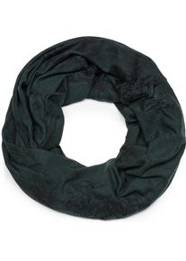 Loop styleBREAKER "Gemusterter Loop Schal im Destroyed used Look", Damen, petrol, Obermaterial: 50% Viskose CV. 50% Polyester PES., Modisch, Modet&uuml;cher Loop