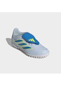Fu&szlig;ballschuh adidas Performance "PREDATOR CLUB FOLD-OVER TONGUE TURF KIDS", Kinder, Gr. 31, crystal sky, ray blau, team solar gelb 2, Synthetik, Schuhe Fu&szlig;ballschuh, f&uuml;r Kunstrasen, Hart- und Aschenpl&auml;tze, f&uuml;r Kinder & Jugendliche
