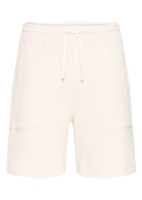 !Solid Sweatshorts SOLID "Sweatshorts SDAlann", Damen, Gr. XXL, N-Gr, wei&szlig; (sanftes wei&szlig;), Obermaterial: 96% Baumwolle CO. 4% Elasthan EL., Hosen Sweatshorts