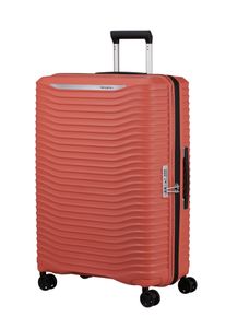 Hartschalen-Trolley Samsonite "UPSCAPE, verschiedene Gr&ouml;&szlig;en und Farben", Damen, Gr. B/H/T: 51cm x 75cm x 30cm 104 l, clay, Polypropylen, gestreift, Koffer Hartschalen-Trolley, mit Volumenerweiterung, mit Tragegriff oben und seitlich