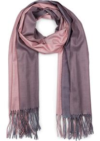 Schal styleBREAKER "Schal mit 2-Farbigem Farbverlauf", Damen, altrose, grau, Obermaterial: 100% Polyester PES., Modisch, Modet&uuml;cher Schal