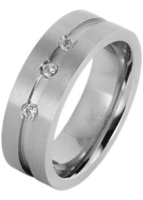 Adelia&acute;s Fingerring ADELIA&acute;S "Damen Ring aus Edelstahl" Gr. 60, silber, Fingerringe, Damen, 60, Edelstahl, Fingerring