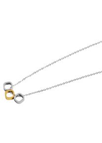 Adelia&acute;s Gliederkette ADELIA&acute;S "Damen Halskette &iquest; Ankerkette aus Edelstahl 43 cm" Gr. 43, silber, Halsketten, Damen, Edelstahl, Gliederkette