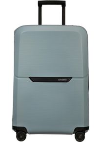 Hartschalen-Trolley Samsonite "MAGNUM, verschiedene Gr&ouml;&szlig;en und Farben", Damen, Gr. B/H/T: 48cm x 69cm x 30cm 82 l, blau (ice blau), Polypropylen, unifarben, Koffer Hartschalen-Trolley, mit arretierbarem und versenkbarem Druckknopf-Trolleysystem