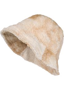 Fischerhut styleBREAKER "Teddyfell Fischerhut Ombr&eacute;", Herren, beige (beige, braun), Obermaterial: 100% Polyester PES., Modisch, H&uuml;te Fischerhut