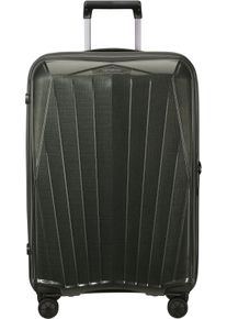 Hartschalen-Trolley Samsonite "MAJOR-LITE, verschiedene Gr&ouml;&szlig;en und Farben", Damen, Gr. B/H/T: 45cm x 69cm x 28cm 69 l, gr&uuml;n (climbing ivy), Curv, Koffer Hartschalen-Trolley, mit Adressanh&auml;nger, mit Raumteiler, Packriemen und Trennpolster