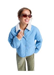 Jeansjacke Roxy "Not So Basic", Damen, Gr. M, beau blau, Obermaterial: 100% Walkfrottier;, Jacken Jeansjacke