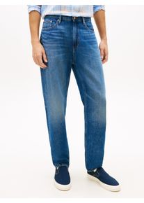 Straight-Jeans Tommy Jeans "SONNY REGULAR TAPERED", Damen, Gr. 38, L&auml;nge 34, denim schwarz, Denim/Jeans, Obermaterial: 100% Baumwolle, unifarben, regular fit lang, Jeans Straight-Jeans, Regular fit mit Taschen