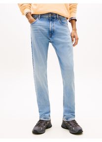 Slim-fit-Jeans Tommy Jeans "ARLO SLIM", Damen, Gr. 38, L&auml;nge 36, denim light, Denim/Jeans, Obermaterial: 81% Baumwolle, 18% Lyocell, 1% Elasthan, unifarben, slim fit lang, Jeans Slim-fit-Jeans, Slim fit mit Taschen