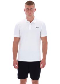Poloshirt Reebok "BLAZE EMBROIDERED SS POLO SHIRT", Herren, Gr. XL, wei&szlig;, Obermaterial: 100% Baumwolle, Rundhals, Shirts Poloshirt