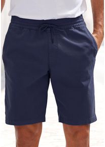 Shorts John Devin "Bermuda", Damen, Gr. L (52/54), N-Gr, navy, Web, Obermaterial: 97% Baumwolle, 3% Elasthan, unifarben, regular fit kurz, Hosen Shorts, kurze Hose aus elastischer Baumwoll-Qualit&auml;t