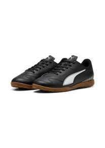 Fu&szlig;ballschuh Puma "VITORIA II IT JR", Kinder, Gr. 33, wei&szlig; (Puma schwarz, Puma wei&szlig;), Synthetik, Schuhe Fu&szlig;ballschuh, f&uuml;r Halle und Stra&szlig;e, f&uuml;r Jugendliche