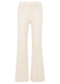 Relaxhose Cartoon "Casual-Hose mit B&uuml;gelfalte", Damen, Gr. 38, EURO, beige (eggnog), Obermaterial: 100% Baumwolle CO., Hosen Relaxhose