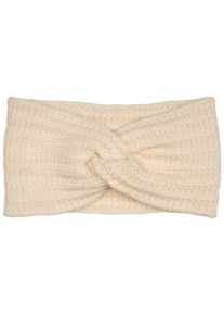 Stirnband styleBREAKER "Strick Stirnband Rippmuster", Damen, beige, Obermaterial: 80% Polyacryl PAN. 20% Wolle WO., Modisch, M&uuml;tzen Stirnband
