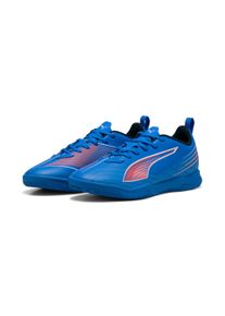 Fu&szlig;ballschuh Puma "ULTRA 6 PLAY IT JR", Kinder, Gr. 36, ultra blau, Puma wei&szlig;, glowing rot, Synthetik, Schuhe Fu&szlig;ballschuh, f&uuml;r Halle und Stra&szlig;e, f&uuml;r Jugendliche