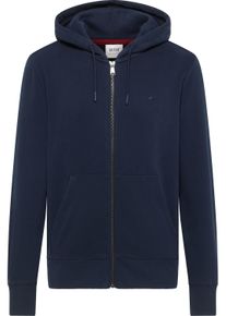 Sweatshirt Mustang "Herren Style Brighton", Herren, Gr. L, navy, 80% Baumwolle, 20% Polyester, regular fit, Sweatshirts Sweatshirt