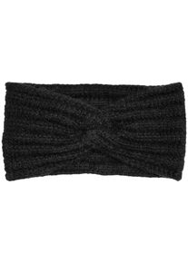 Stirnband styleBREAKER "Strick Stirnband Rippmuster", Damen, schwarz, Obermaterial: 80% Polyacryl PAN. 20% Wolle WO., Modisch, M&uuml;tzen Stirnband