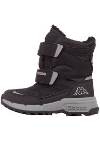 Winterboots Kappa, M&auml;dchen, Gr. 38, schwarz (schwarz, silber), Synthetik, mehrfarbig, Schuhe Winterboots, - aus der Kappa Expedition Serie