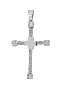 Adelia&acute;s Kreuzanh&auml;nger ADELIA&acute;S "Unisex Anh&auml;nger &iquest; Kreuz Kreuzanh&auml;nger aus Edelstahl", silber, Schmuckanh&auml;nger, Damen, Edelstahl, Kreuzanh&auml;nger